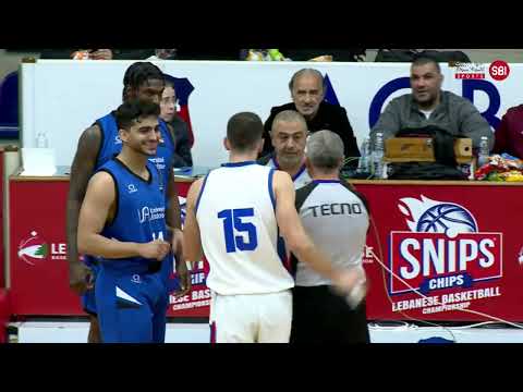 Lebanese Basketball Championship 2023-2024 || ANTRANIK VS ANTONINE