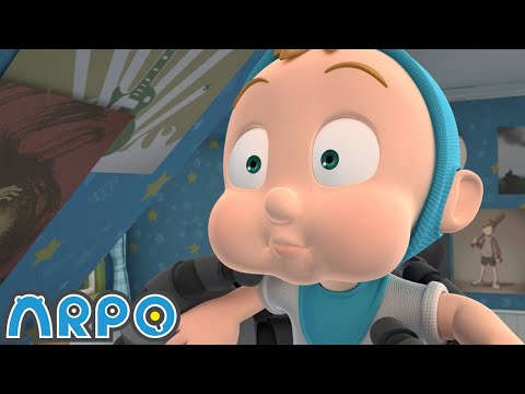 Jumping Hiccup! | ARPO The Robot Classics | Full Episode | Baby Compilation | Funny Kids Cartoons