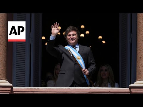 Javier Milei sworn in as Argentina&rsquo;s new president