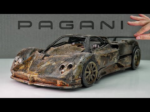 Restoration Abandoned Pagani Zonda F - Restoration of extreme sports car Pagani Zonda F