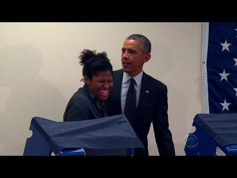 Chicago voter to Obama: &quot;Don't touch my girlfriend&quot;