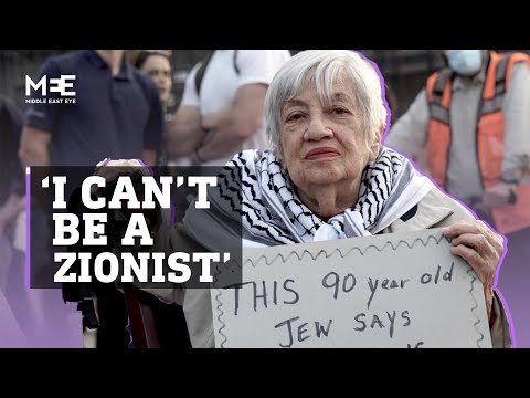 'I can't be a Zionist': 90-year-old Jewish-American explains why she doesn't support Israel