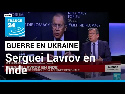 Inde : Sergue&iuml; Lavrov poursuit sa tourn&eacute;e r&eacute;gionale &bull; FRANCE 24