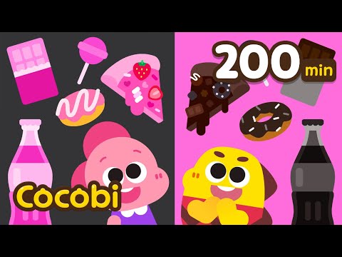 💗Pink VS Black🖤Challenge + and More Color Songs &amp; Nursery Rhymes for Kids | Cocobi