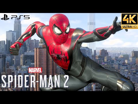 Marvel's Spider-Man 2 PS5 - Classic Suit Free Roam Gameplay (4K 60FPS)