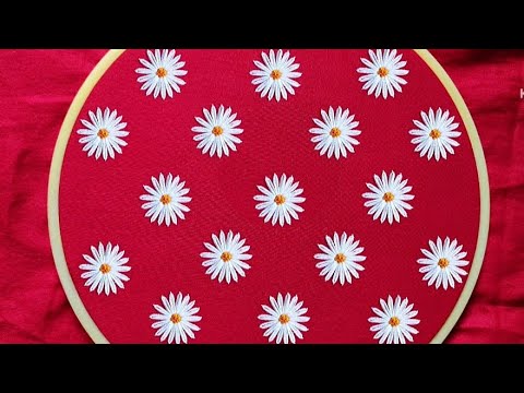 Easy and beautiful needle work for beginners / hand embroidery / embroidery designs / needle work