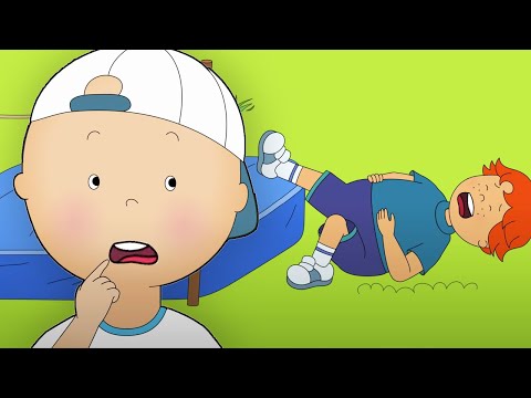 Leo's Broken Leg | Caillou Cartoon