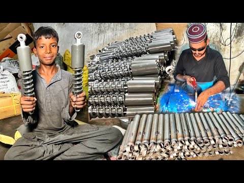 Manufacturing Process of Loader Rikshaw Back Shock Absorbers|