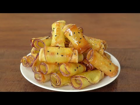 [SUB] Homemade Sweet Potato Chips :: 100% Sweet Potato :: Sweet Potato Snacks :: Easy Recipe