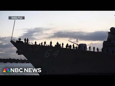 USS Carney responded after attacks on civilian ships in Red Sea, Defense officials confirm