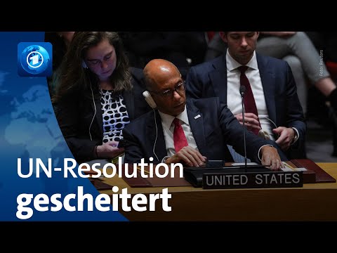 Waffenruhe-Resolution zu Gaza scheitert an US-Veto