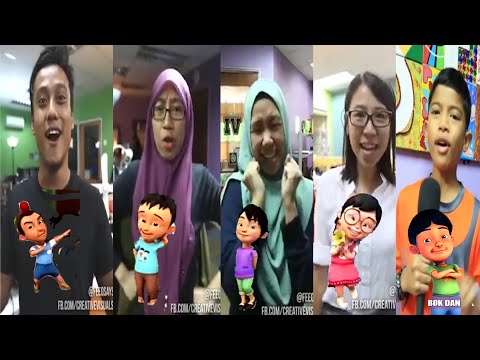 Pengisi suara upin ipin fizi dan kawan kawan