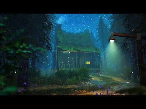 3 Hours Relaxing Sleep Music + Crickets Sound 🎵 Stress Relief Music, Insomnia (Nostalgia)