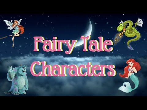 Fairy Tale Characters Talking Flashcards