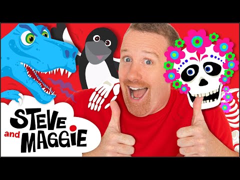 Steve and Maggie Hit the Pi&ntilde;ata Party + Bigfoot &amp; More | Best Stories for Kids | Wow English TV