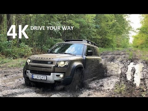 Defender First Edition Off-Road Test, Review, Moose and Slalom Test, Trip, and Overlanding.
