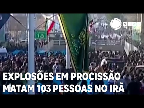 Explos&otilde;es em prociss&atilde;o matam 103 pessoas no Ir&atilde;