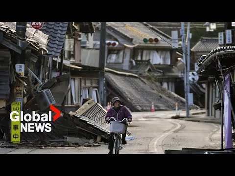 Japan earthquake death toll nears 50 as officials warn of aftershocks