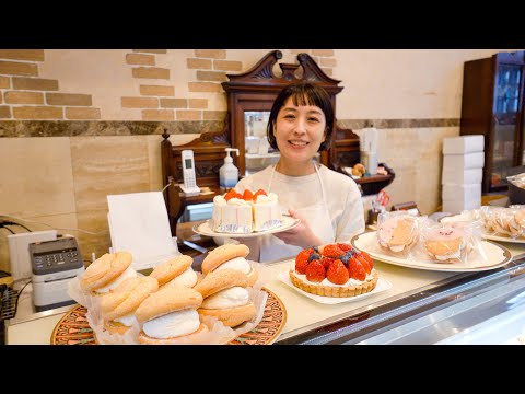 Cake shop run by a beautiful Japanese woman.