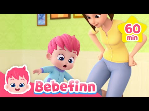 Walking Walking Hop Hop | Learn with Bebefinn | Boo Boo He's Got Hurt | Nursery Rhymes &amp; Kids Songs