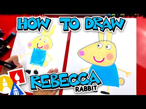 How To Draw Rebecca Rabbit From Peppa Pig