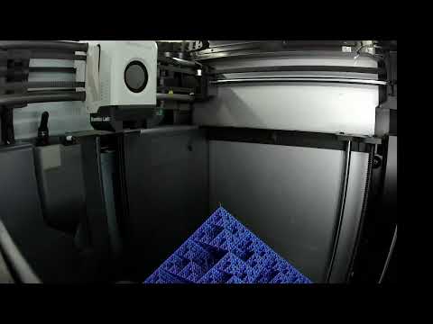 3D Printing The Octahedroflake on a Bambu Lab X1C on Ludicrous Mode.