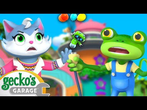 Kat's Base Energy Crisis | Gecko's Garage | Buster and Friends | Kids Cartoons