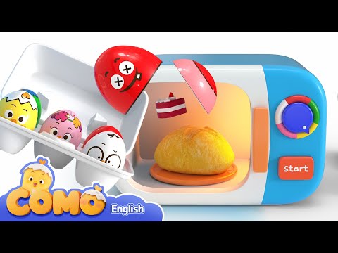 Como | Microwave + More Episodes 12min | Learn colors and words | Como Kids TV