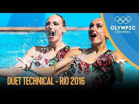 Artistic Swimming Duet Technical | Rio 2016 Replays