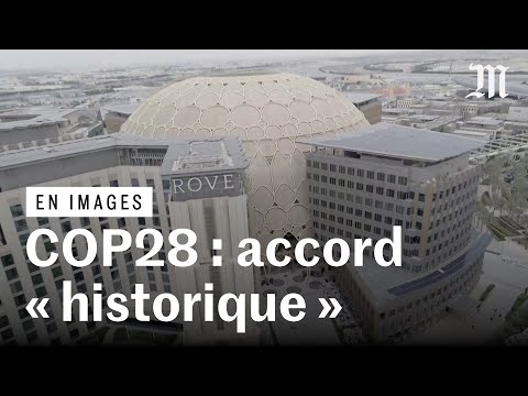 En images : &agrave; la COP28, un rapport final qui mentionne les &eacute;nergies fossiles &laquo; pour la toute premi&egrave;r