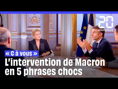 Fin de vie, Gaza, JO de Paris, Depardieu&hellip; On vous r&eacute;sume l'intervention de Macron dans &laquo; C &agrave; vous &raquo;