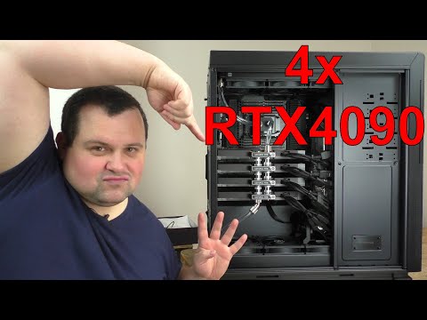 Nejv&yacute;konněj&scaron;&iacute; poč&iacute;tač na youtube 4x RTX4090, 512GB RAM (GPU workstation Blender, V-Ray, OctaneBench)