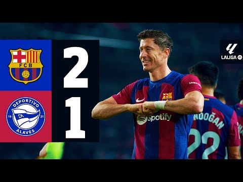 FC BARCELONA 2 vs 1 ALAVES | LALIGA 2023/24 MD13