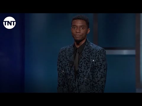 Chadwick Boseman Tribute to Denzel Washington | AFI 2019 | TNT