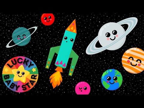 Baby's 1st Space Adventure: Baby Sensory Fun - Colourful Rockets &amp; Planets - High Contrast Video