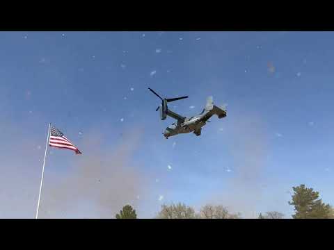 Bell Boeing V-22 Osprey take off