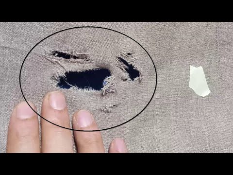 Amazing way to fix a hole in clothes step by step in an amazing way / amazing repairs to clothes