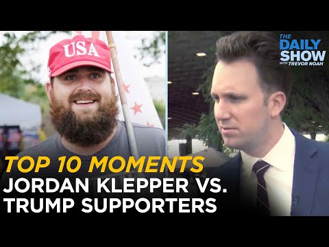 Jordan Klepper&amp;rsquo;s Top 10 Moments with Trump Supporters | The Daily Show