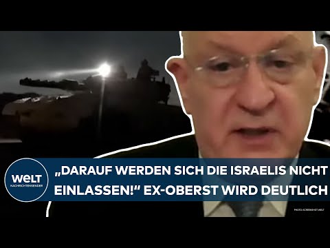 KAMPF GEGEN HAMAS: &quot;Darauf werden sich Israelis nicht einlassen!&quot; Ex-Oberst wird deutlich