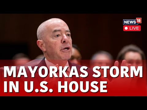 Homeland  Secretary On Security Mayorkas LIVE | House Panel Holds Impeachment Hearing For Mayorkas