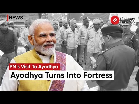 Ram Mandir: Security Heightened In Ayodhya Ahead Of PM Modi&rsquo;s Visit; Preparations In Full Swing