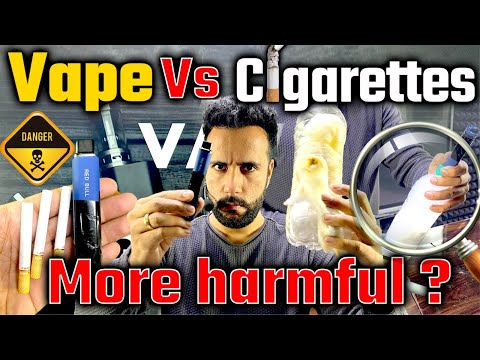 Vape vs Cigarettes I Science Experiment by Ashu Sir | Harmful Effects Of Smoking 😮