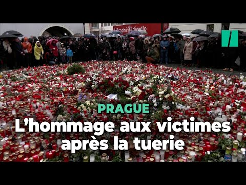 La R&eacute;publique tch&egrave;que rend hommage aux victimes de la tuerie &agrave; l'universit&eacute;