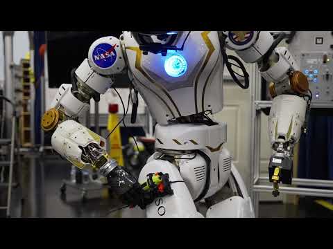 VR control of NASA Valkyrie humanoid astronaut robot using PSYONIC Ability Hand