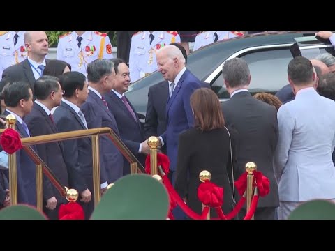 President Biden continues overseas trip with stop in Vietnam