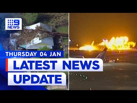 New details revealed on Japan plane crash; ADF storm support for Queensland | 9 News Australia