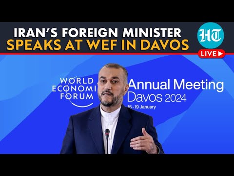 LIVE | Iran&rsquo;s Foreign Minister Speaks At World Economic Forum In Davos Amid Tensions With West