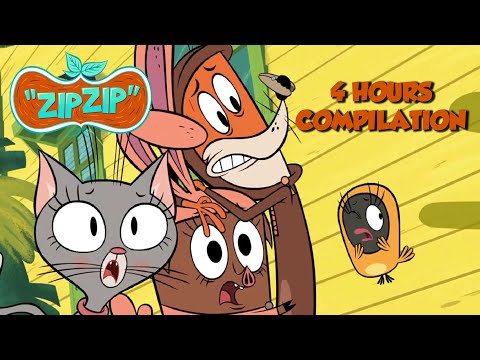 Sam stinks and he needs a solution | Zip Zip | 4 hours  COMPILATION - Season 1 | Cartoon for kids