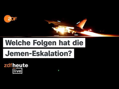 Angriffe auf Huthi-Miliz: Weitet sich der Nahost-Krieg aus? | ZDFheute live