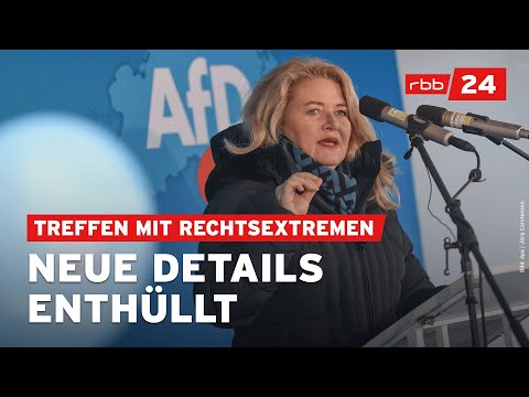 Berliner AfD-Chefin Kristin Brinker nahm an Treffen mit radikalen Rechten teil